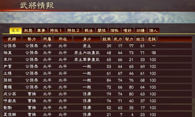 《三国志13》叛乱玩法（探索历史背景下的武将叛乱）