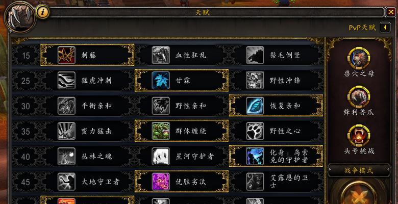 《战意威震八方》专精技能升级一览（以游戏为主）
