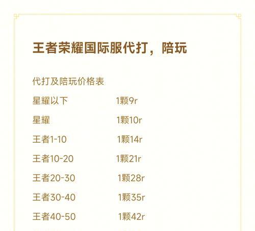 王者荣耀竞技场打十场需要多少钱？费用如何计算？